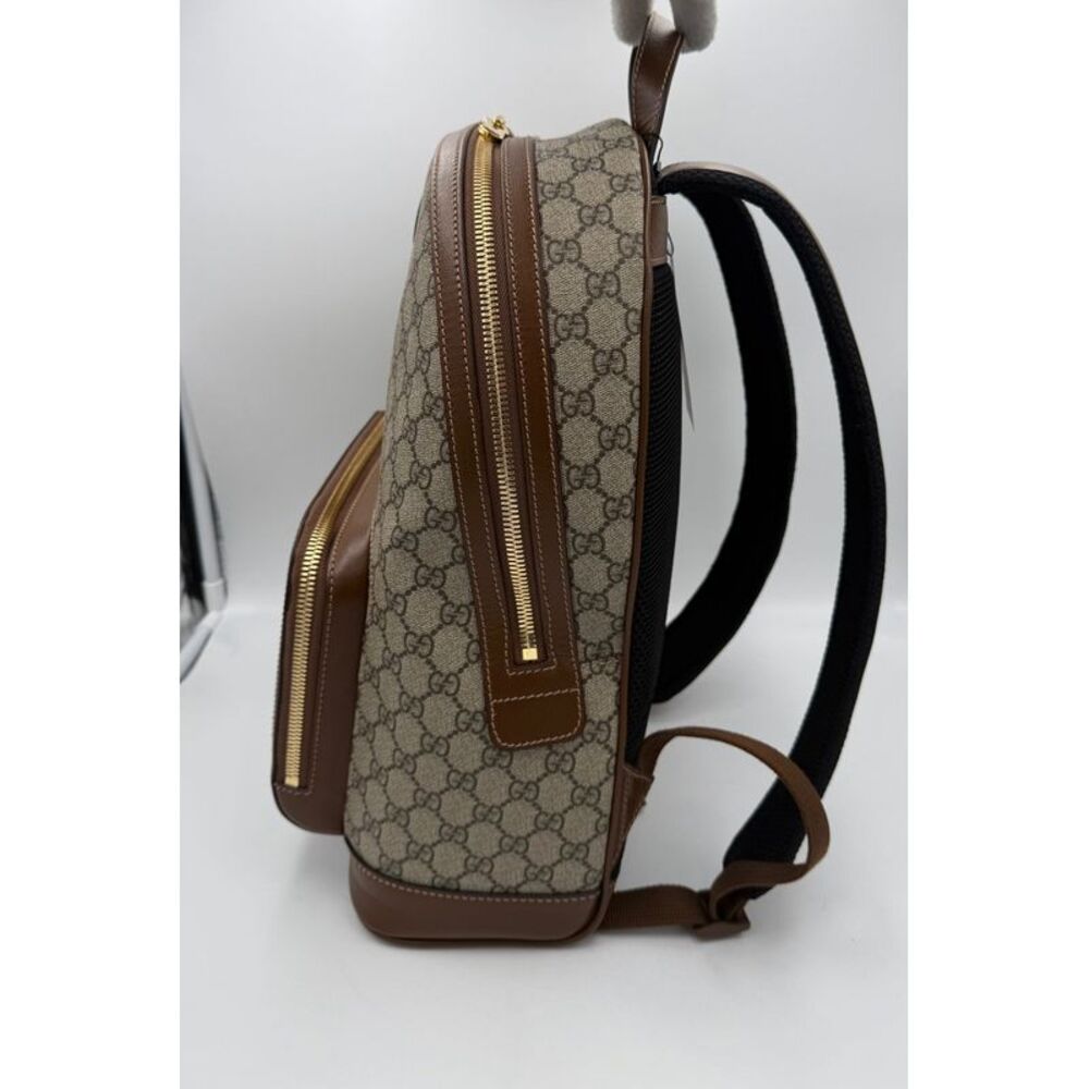 Gucci GUCCI GG Supreme and Leather  Backpack - Picture 4 of 6